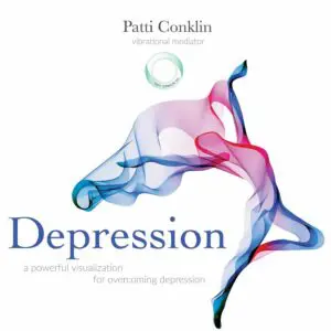 Colorful abstract design with "Depression" text.